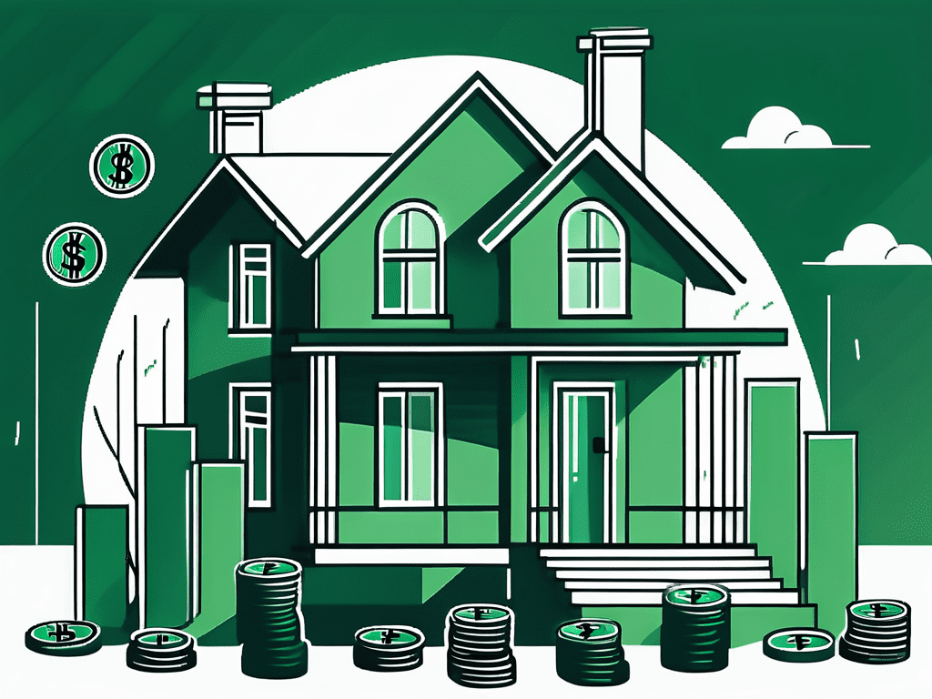 illustration of a fix and flip residential home financed by private lending